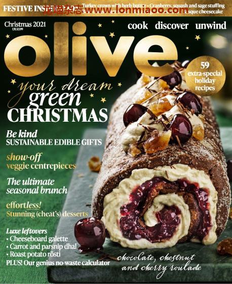 [英国版]Olive 经典美食杂志 特刊 Christmas 2021